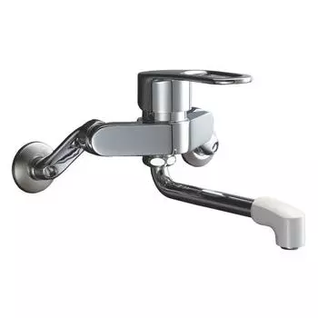 LIXIL INAX кухонный настенный смеситель с одним рычагом, мягкая одинарная изоляционная крышка, металлическая ручка RSF-861