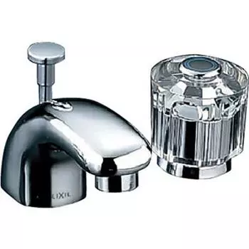 LIXIL INAX Смесительная арматура для раковин и ручных моек отдельная одинарная номинальный диаметр 13 длина излива 105 мм раковины, смеситель, мм, LF-131B-GL