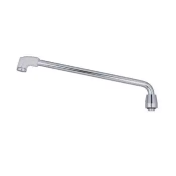 LIXIL INAX Ванная Душевая Ванна Гибкая Выпрямляющая Водоизоляционная Крышка Покрытая Металлом Кран, Излив, Выход, (Светло-серый), (Ni-Cr) А-5333-33 серебряный