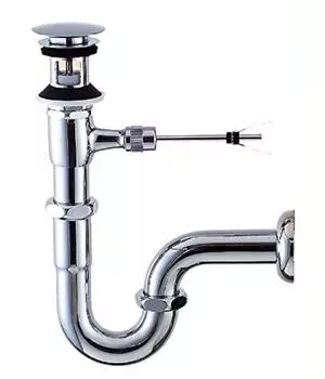 LIXIL INAX Wash Basin Set Fittings Drain Fittings Diameter Wall Drain P Trap Washbasin/Hand Pop-up (Nominal 32mm) LF-71PA