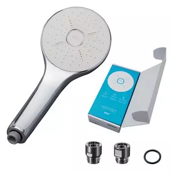 LIXIL Ультратонкая пузырьковая душевая головка Eco Aqua Shower SPA INAX PK-BF-SM6 серебряный