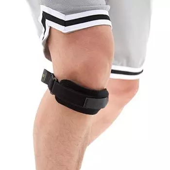 Lixinsunbu Knee Kids Knee Band Kids Male Good Traction для волейбола, бега, футбола, баскетбола, с подкладкой, молодежный спортивный бандаж (XS) чёрный