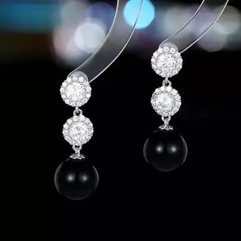 Liyu jewelry direct sales earrings, a s925 silver needle sweet temperament flower pearl earrings