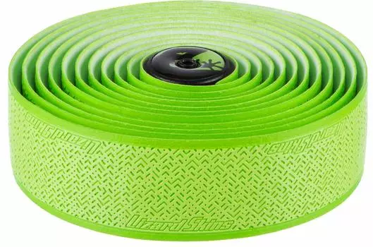 Lizard Skins Bicycle Bar Tape DSP Bar Tape V2 Thickness with Bar End Plug Hyper Green 3.2mm Screw-in