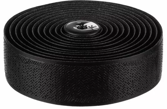 Lizard Skins Bicycle Bar Tape DSP Bar Tape V2 Thickness with Bar End Plugs Jet Black 3.2mm Screw-in