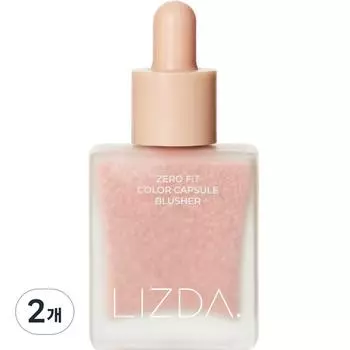 Lizda Zero Fit Color Capsule Румяна 10мл, нюдовый персиковый, 2 шт.