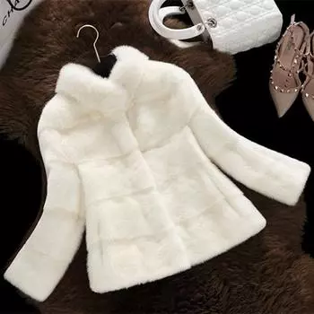 LJX 2024 модное утолщенное зимнее плюшевое пальто, элегантная женская осенне-зимняя куртка с шерстяным воротником, роскошное свободное женское пальто для вечеринок