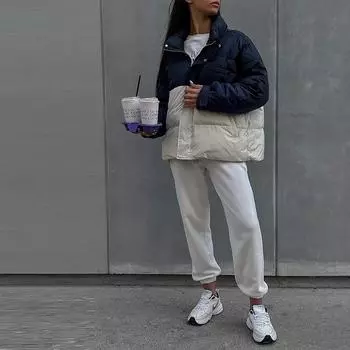 LJX Y2K модная элегантная свободная женская осенне-зимняя куртка пальто парка тяжелая хлопковая подкладка средней длины модный регулируемый плюшевый меховой воротник с капюшоном XS