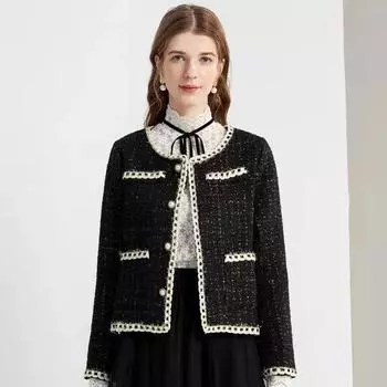 LJX женский вязаный свитер, милый зимний свитер, флисовое кружевное пальто, свободное пальто для девочек, очаровательный вязаный женский топ, роскошное плюшевое пальто S