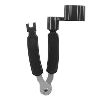 LKCCTK String Winder 3in1 Многофункциональный инструмент для обслуживания гитары Замена струн Удаление штифта String Winder Простота эксплуатации для электрогитары бас