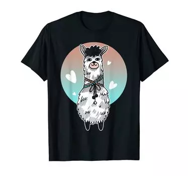 Llama Schmie Design Alpaka-Periodenssystem-T-Stck, Дизайн, Футболка