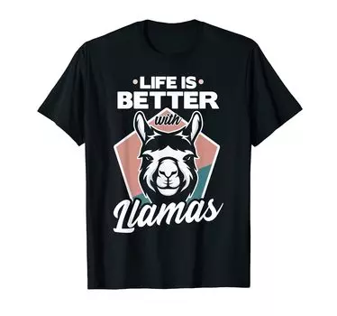 Llama Schmie Design Alpaka-Periodenssystem-T-Stck, Дизайн, Футболка