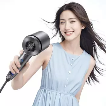 llano Hair Ultra Large Air 200 Million Высокая концентрация отрицательного Ultra 1300W Hair 5 Level Защита от перегрева Легко для PSE сертифицированного фена,