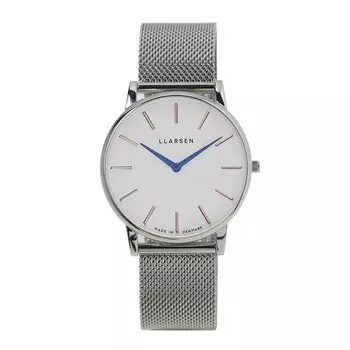 LLARSEN Часы Oliver LL147SWDSMS Серебряный [LLARSEN] Мужские белый