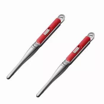 LLiKZio Нержавеющая сталь для пасты, тонкие и легко мыть в посудомоечной машине, легкие и прочные, устойчивые к истиранию, с отверстием для подвешивания, дизайн переключателя, щипцы, Yakiniku,