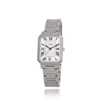 LLOYD Awesome Square Classic Серебряные мужские металлические часы LL1G20317XSS