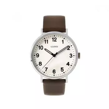LLOYD Читаемые арабские коричневые кожаные часы CSAT LL1G22600MSR