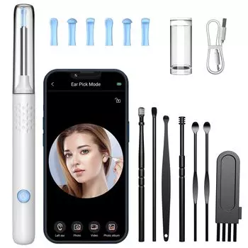 LMECHN Earpick Camera Wireless Earscope 5 миллионов пикселей высокого качества 1080P Сверхтонкий объектив LP67 Водонепроницаемый Запись Фото Зарядка WIFI