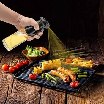 LMETJMA 1 шт. 200 мл бутылка для кухонного масла распылитель для масла для готовки бутылка-спрей Mister BBQ Salad распылитель масла-спрей JT-001 белый
