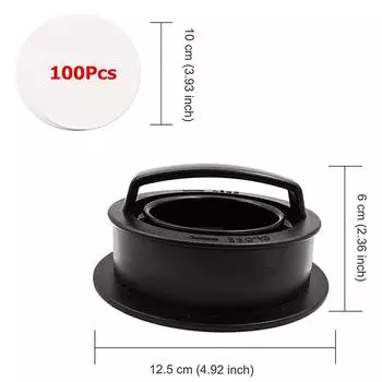 LMETJMA Hamburger Press Patty Maker 3 in 1 Non-Stick Meat Beef Veggie Hamburger Patty Mold Patty Press for Stuffed Burgers JT84