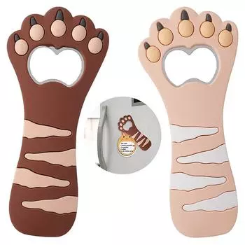 LMETJMA Милая кошачья лапка открывалка для бутылок магнит на холодильник открывалка для пивных бутылок форма газировки открывалка для пивных бутылок JT174