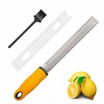 LMETJMA терка для сыра Lemon Zester из нержавеющей стали для сыра Citrus Zester терка для чеснока, имбиря, шоколада JT36