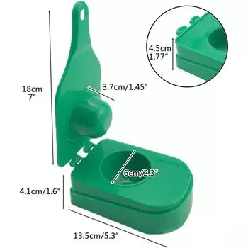 LMETJMA Tostonera Форма для банана и бекона Tostonera Пресс для подорожника Tostonera Toston Maker Tostonera Plantain Solid Masher JAF292 зелёный