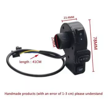 LMoDri 7/8 22 мм переключатели для мотоциклов, кнопка звукового сигнала для мотоцикла, сигнал поворота, электрическая противотуманная фара, свет, контроллер на руле
