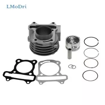 LMoDri комплекты цилиндров мотоцикла скутер мопед GY6 комплект цилиндров двигателя прокладка поршневого кольца в сборе для GY6 50cc 60cc 80cc GY6-100cc(50mm)