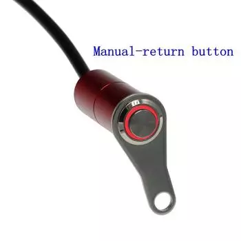 LMoDri мотоциклетный светодиодный переключатель 12 В, фара из алюминиевого сплава, противотуманная фара, звуковой сигнал, руль Start Kill, регулируемое крепление красный