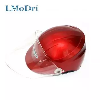 LMoDri новый зимний мотоциклетный утепленный шлем однотонный мотоциклетный шлем мотокроссовый шлем с открытым лицом в стиле ретро чёрный