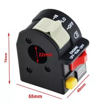 LMoDri переключатель на руль мотоцикла, ATV, стоп-выключатели, пригодные для 2001-05 Polaris Sportsman, мотоцикла, снегохода