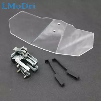 LMoDri универсальное лобовое стекло мотоцикла для Kawasaki BMW Ducati Honda KTM универсальное регулируемое лобовое стекло для мотоцикла Risen Clear