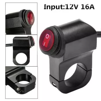 LMoDri Водонепроницаемый 12 В мотоцикл 7/8 22 мм Переключатели на руль мотоциклетные фары аварийная сигнализация тормоза противотуманные фары переключатель ВКЛ-ВЫКЛ-ВКЛ