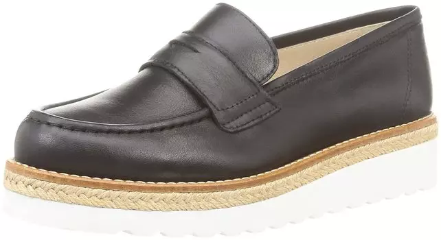 Loafer Jute Thick Sole Coin Loafer Black cm 2E [Bontre] Women s 05701-WS 23.5 чёрный