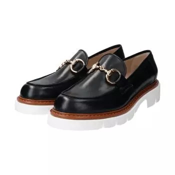Loafer Tank Sole Bit Loafer W41604 Black cm [Corso Romanove] Women s 22.5 чёрный