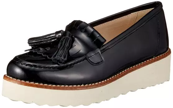 Loafer Thick Sole Tassel Loafer Black cm 2E [Bontre] Women s 06703-WS 22.5 чёрный