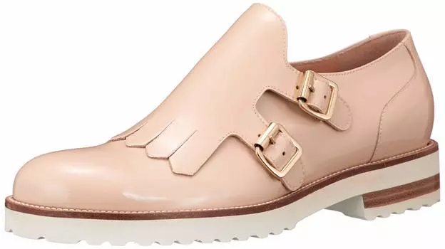 Loafers Quilted Monk Shoes Beige cm 2E [Luca Grossi] Women s 24.0 cm~24.5 бежевый