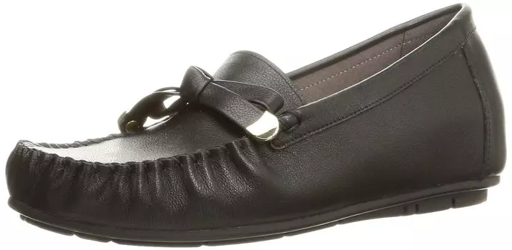 Loafers Ribbon Motif Driving Shoes B cm 2E [UNLEAF] Women s 24.0