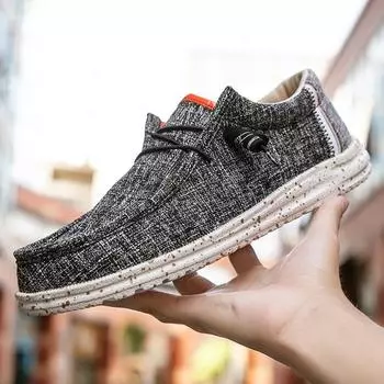 Loafers spring and autumn 2025 new outer wear breathable men s shoes low-top sleeve lazy casual single shoes 39