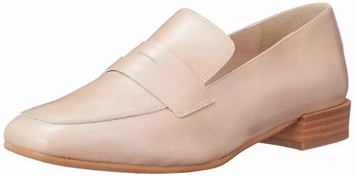Loafers Square Toe Coin Loafers 02101 Beige cm 2E [Bontre] Women s 24.0 бежевый