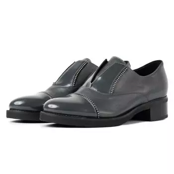 Loafers Studded Shoes Gray cm 2E [Luca Grossi] Women s 24.0 серый