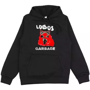 Lobos Garbage Band Hoodies Streetwear Heavy Mental Fashion Unisex Sweatshirts Ropa Hombre Sudaderas Funny Print Clothing S