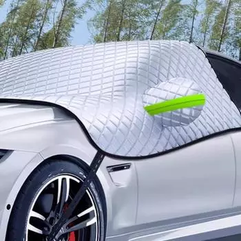 Лобовое стекло автомобиля, снежный чехол, утолщенная защита от солнца, универсальный солнцезащитный козырек, морозный оконный чехол для автомобилей