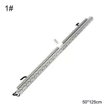 Лобовое стекло автомобиля, солнцезащитный козырек, присоска, защита от УФ-теплового блока, защитная крышка 50x125cm чёрный