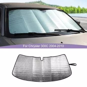 Лобовое стекло автомобиля, солнцезащитный козырек, складной солнцезащитный козырек, автомобильный чехол, подходит для Chrysler 300C 2004-2010, аксессуары для интерьера серебряный