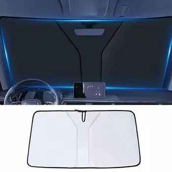 Лобовое стекло автомобиля, солнцезащитный козырек, складной солнцезащитный козырек на переднее окно, УФ-светоотражающий автомобильный зонтик, защитная крышка от солнца