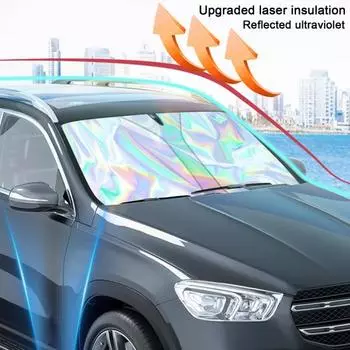 Лобовое стекло автомобиля, солнцезащитный козырек, солнцезащитный козырек для окон, УФ-защита, солнцезащитный блок, защитная крышка, универсальный S