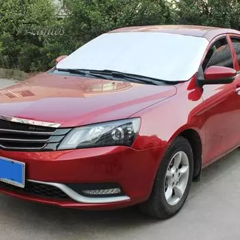 Лобовое стекло автомобиля, солнцезащитный козырек, защита от снега и мороза, защитная крышка