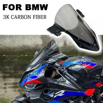 Лобовое стекло BMW M1000RR S1000RR для BMW S1000RR 2019-2023, лобовое стекло из углеродного волокна, дефлектор ветра для мотоцикла 3K Carbon Fiber